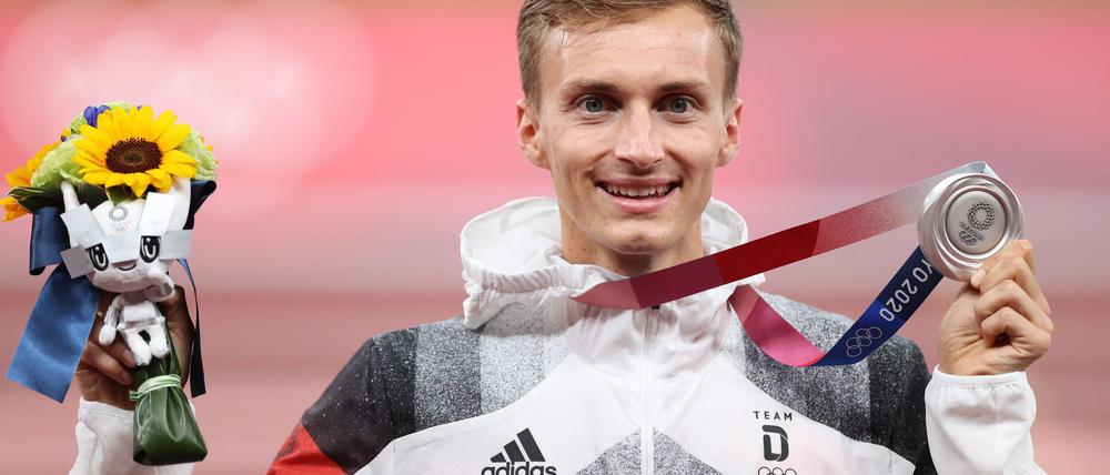 Geher Jonathan Hilbert gewann vor vier Jahren die Silbermedaille bei den Olympischen Spielen in Tokio.