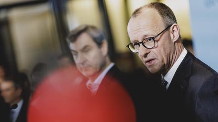Noch vor wenigen Monaten ist Friedrich Merz ihr Vorsitzender gewesen – nun scheint sein Draht zur Unionsfraktion nicht mehr so eng zu sein.