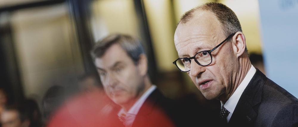 Noch vor wenigen Monaten ist Friedrich Merz ihr Vorsitzender gewesen – nun scheint sein Draht zur Unionsfraktion nicht mehr so eng zu sein.