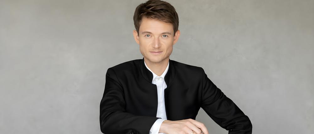 Der neue Chefdirigent des Brandenburgischen Staatsorchesters Frankfurt/Oder Felix Mildenberger.