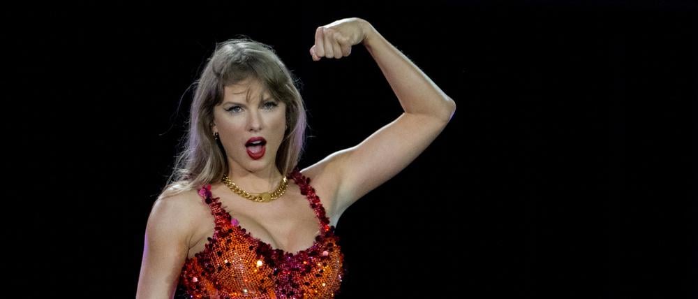 Taylor Swift während der „The Eras Tour“ in Miami Gardens, Florida.