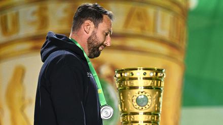 Letztes Jahr war für Arminia Bielefeld und Trainer Mitch Kniat im Pokalfinale Schluss.