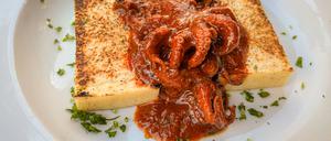 Moscardini im "Der Goldene Hahn", aufgenommen am 13.8. für die Restaurantkritik.