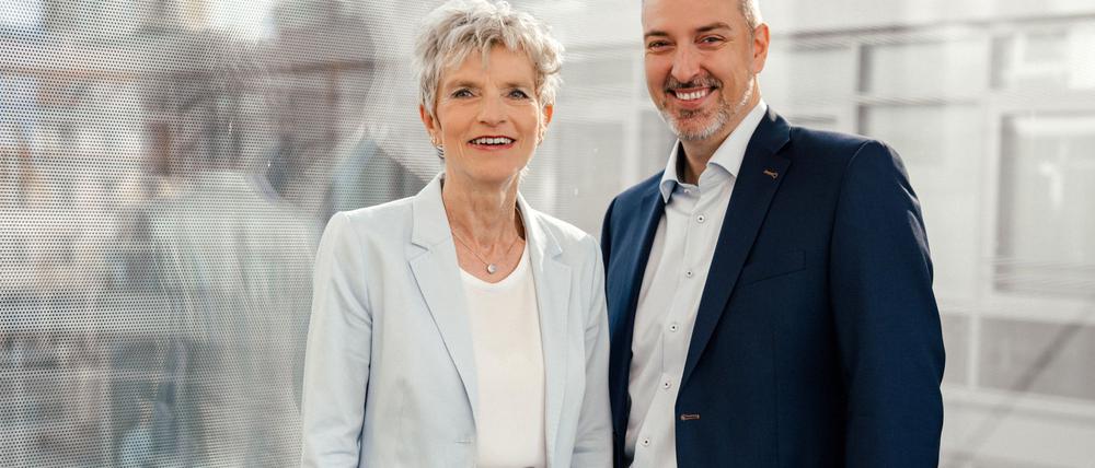Birgit Steinborn legt ihr Mandat als Gesamtbetriebsratsvorsitzende nach elfeinhalb Jahren nieder. Tobias Bäumler wird ihr Nachfolger. (Handout)
