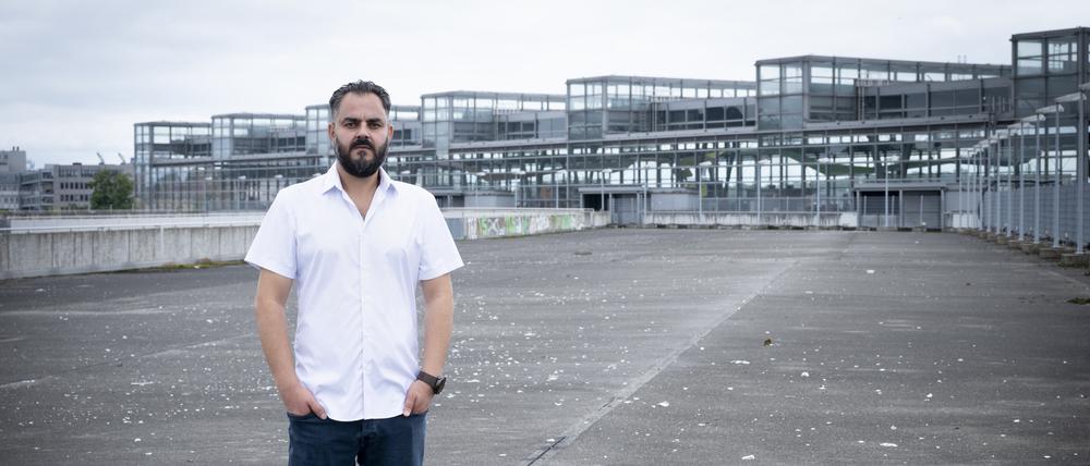 Khaled Al Aboud, Exiljournalist aus Syrien.