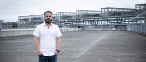 Khaled Al Aboud, Exiljournalist aus Syrien.