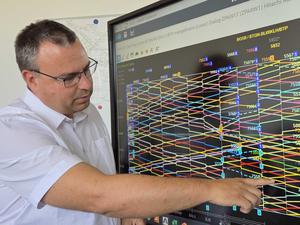 Matthias Engelmann leitet die Betriebszentrale der S-Bahn.