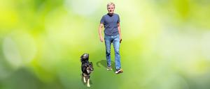 Auf den Hund gekommen: der Halter und das liebe Tier. 