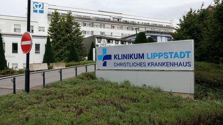 Blick auf das Klinikum Lippstadt - Christliches Krankenhaus. 