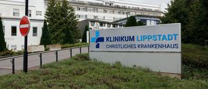 Blick auf das Klinikum Lippstadt - Christliches Krankenhaus. 