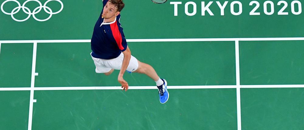 Marvin Seidel bei den Olympischen Spielen in Tokio in Aktion.