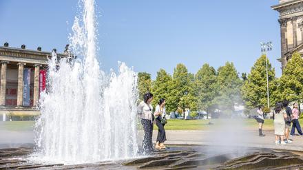 Sommerhitze in Berlin. 