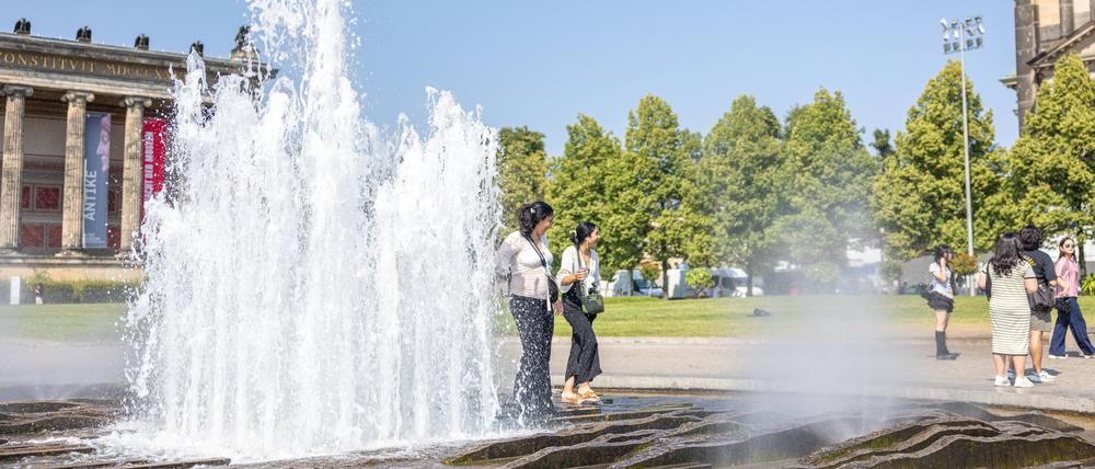 Sommerhitze in Berlin. 