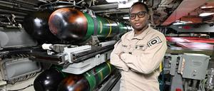 Torpedos im US-U-Boot USS-Ohio.