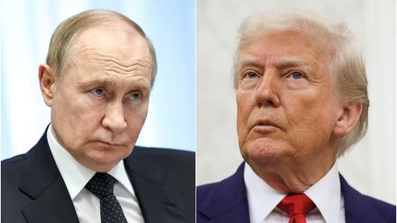 Kremlchef Wladimir Putin und US-Präsident Donald Trump.