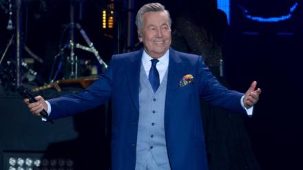 Roland Kaiser während eines Auftritts auf der Waldbühne im August 2023.