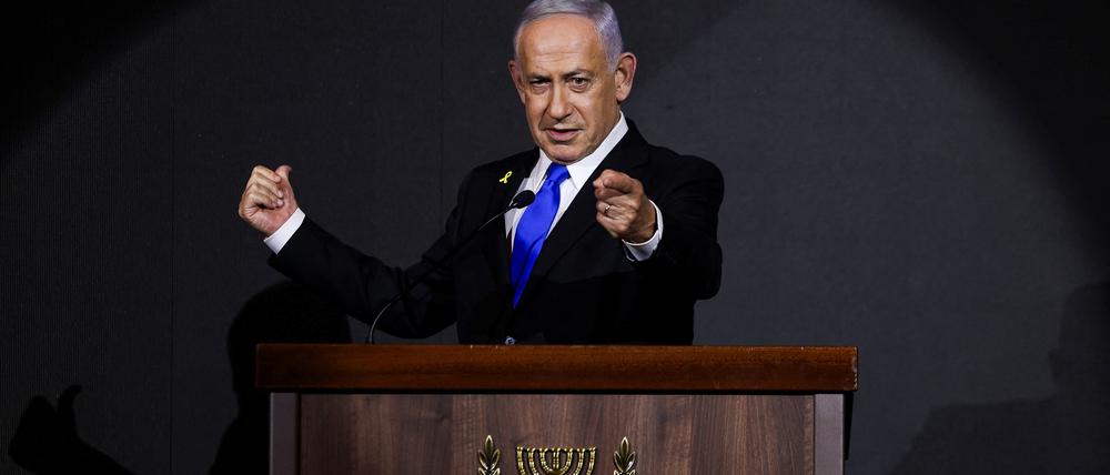 Ist auch ein Befürworter eines Groß-Israels: Benjamin Netanjahu