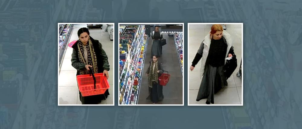 Polizei sucht mutmaßliche Ladendiebinnen.