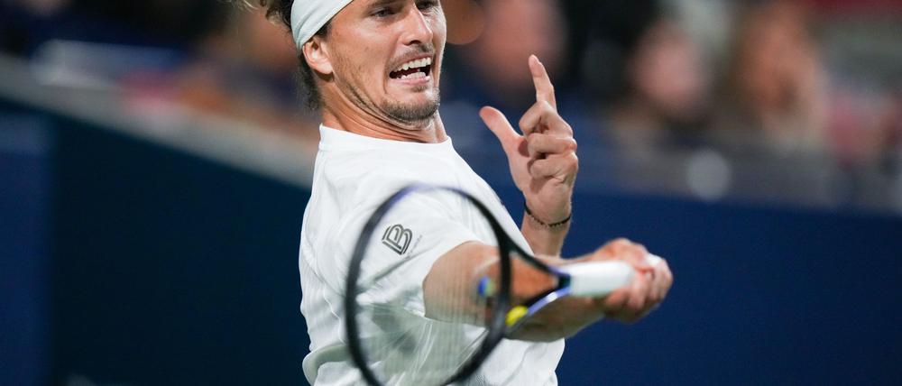 Alexander Zverev steht nach einem starken Auftritt im Halbfinale des ATP-Turniers in Cincinnati.