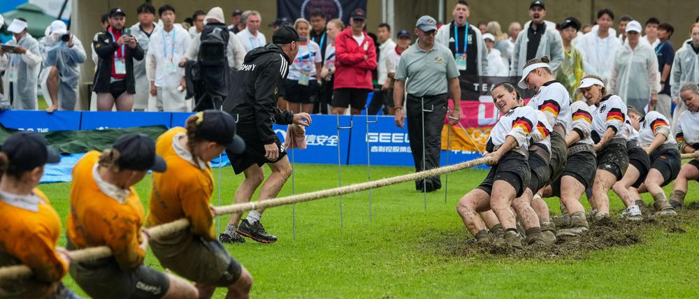 Tauziehen gehört bei den World Games zum Wettkampfprogramm.