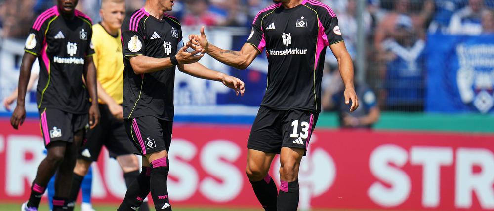 Bewahrte den HSV vor einer Blamage: Guilherme Ramos.