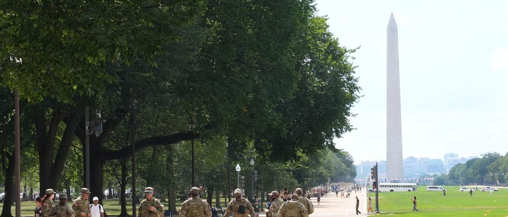 An Trumps Entscheidung, die Nationalgarde in Washington einzusetzen, gibt es reichlich Kritik. (Archivbild)