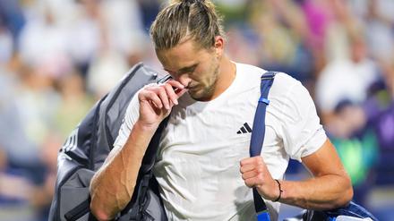 Alexander Zverev war körperlich chancenlos im Halbfinale gegen Carlos Alcaraz (Archiv-Foto).