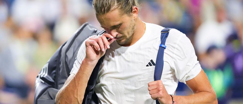 Alexander Zverev war körperlich chancenlos im Halbfinale gegen Carlos Alcaraz (Archiv-Foto).