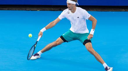 Alexander Zverev kam im Halbfinale an seine körperlichen Grenzen und war am Ende chancenlos.