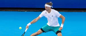 Alexander Zverev kam im Halbfinale an seine körperlichen Grenzen und war am Ende chancenlos.