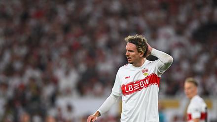 Stand beim Supercup im Fokus: Stuttgarts Stürmer Nick Woltemade.