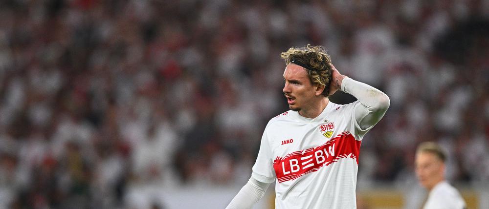 Stand beim Supercup im Fokus: Stuttgarts Stürmer Nick Woltemade.