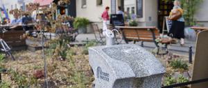Potsdams erster öffentlicher Trinkbrunnen in der Karl-Liebknecht-Straße in Babelsberg wurde 2013 in Betrieb genommen.