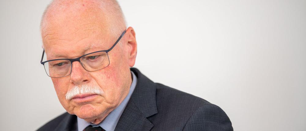 Ulrich Mäurer kündigte seinen vorzeitigen Rücktritt als Innensenator an. (Archivfoto)