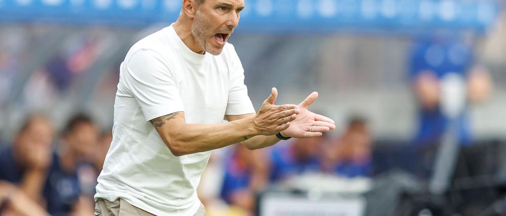 Fordert eine andere Leistung: Hertha-Coach Stefan Leitl.