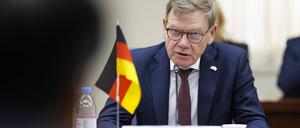 Bundesaußenminister Johann Wadephul bei einer Auslandsreise in Tokio.