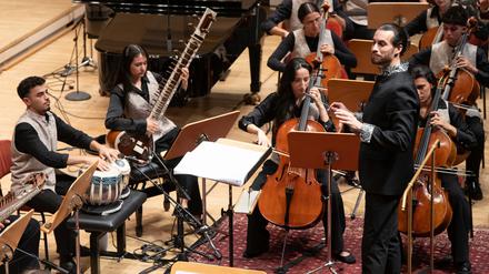 Das Afghan Youth Orchestra beim Young Euro Classic Festival in Berlin.