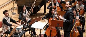 Das Afghan Youth Orchestra beim Young Euro Classic Festival in Berlin.