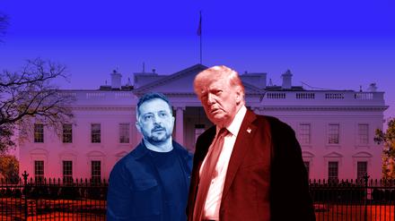 Der ukrainische Präsident Wolodymyr Selenskyj und US-Präsident Donald Trump treffen sich am Montag im Weißen Haus.