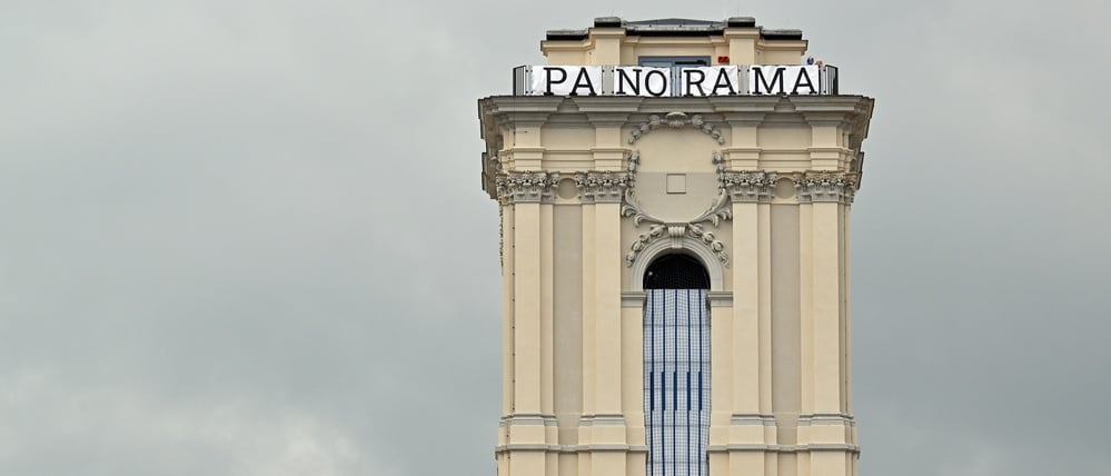 Die Aussichtsplattform befindet sich in 57 Meter Höhe.