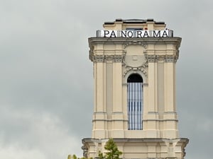 Die Aussichtsplattform befindet sich in 57 Meter Höhe.