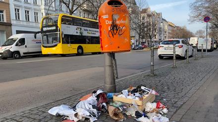 Viele Menschen werfen in Berlin Müll achtlos weg (Archivbild) 