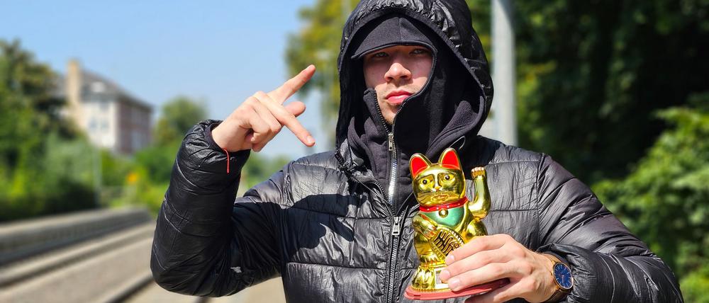 Fjodor Busik will mit Tiktok-Videos Aufmerksamkeit für Ostdeutschland erzeugen. 