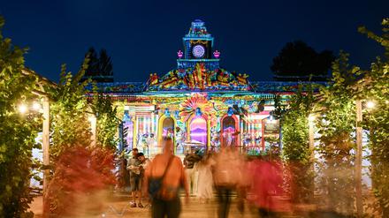 Park Sanssouci soll bei der Potsdamer Schlössernacht wieder erleuchtet werden. (Archivbild)  