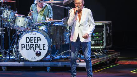 Mit Deep Purple steht Sänger Ian Gillan (mit Schlagzeuger Ian Paice) immer noch regelmäßig auf der Bühne. (Archivfoto)
