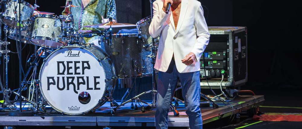 Mit Deep Purple steht Sänger Ian Gillan (mit Schlagzeuger Ian Paice) immer noch regelmäßig auf der Bühne. (Archivfoto)