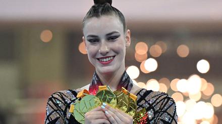 Gewinnt Darja Varfolomeev auch bei den Weltmeisterschaften wieder fünfmal Gold?