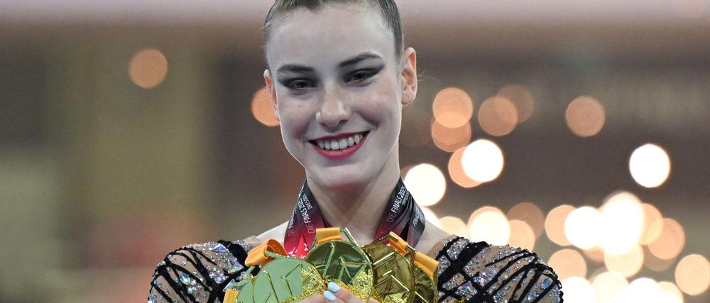 Gewinnt Darja Varfolomeev auch bei den Weltmeisterschaften wieder fünfmal Gold?