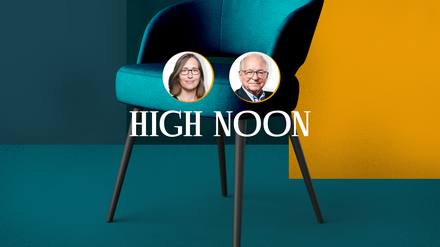 Tagesspiegel-Expertentalk „High Noon“ – live aus Alpbach: Zwingt Trump Europa in die Knie? Mitwirkende: Wolfgang Ischinger, Präsident des Stiftungsrats und ehemaliger Leiter der Münchner Sicherheitskonferenz, Staatssekretär und Botschafter a.D. (Speaker) & Anja Wehler-Schöck, Mitglied der Chefredaktion des Tagesspiegels (Moderation)