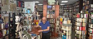 Schöneberger Antiquariats „Bücherkeller“, das bald nach 50 Jahren schließen muss.